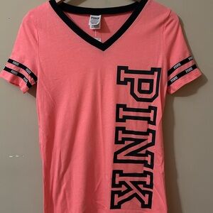 New PINK Tee size Small